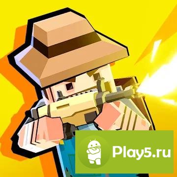 Battle Gun 3D - Pixel Block Fight стрелялки онлайн
