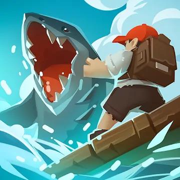 Epic Raft: Fighting Zombie Shark Survival